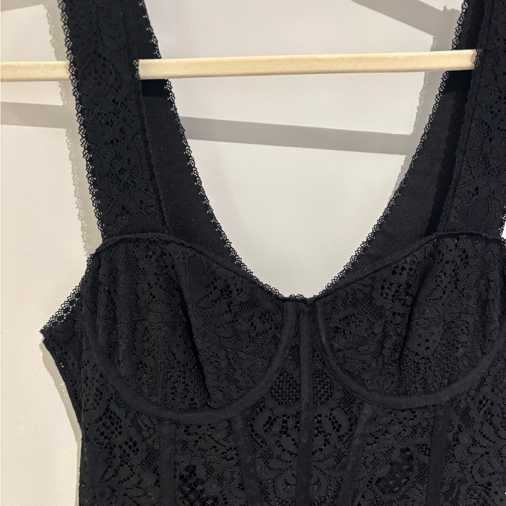 Elegant Black Lace Jonathan Simkhai Dress